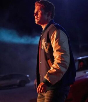  	Stargirl Henry King Brown Letterman Jacket