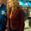  	Courtney Whitmore Stargirl Maroon Cotton Jacket