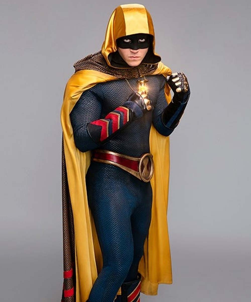 Lou Stargirl Hourman Leather Costume Jacket Lou Stargirl Hourman Leather Costume Jacket