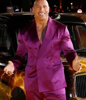  	Dwayne Johnson Black Adam Purple Blazer