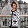  	Black Adam Adrianna Tomaz Tweed Cardigan