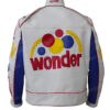  	Talladega Nights Ricky Bobby Wonder Bread Faux Leather Jacket
