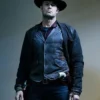  	Fear The Walking Dead John Dorie Brown Leather Vest