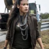  	Danay Garcia Fear The Walking Dead Luciana Galvez Leather Jacket