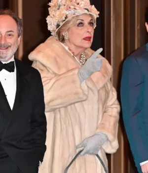  	The Marvelous Mrs. Maisel Caroline Aaron S04 Fur Trench Coat