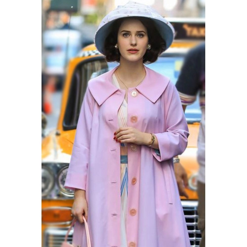 The Marvelous Mrs. Maisel Miriam Long Light Pink Coat The Marvelous Mrs. Maisel Miriam Long Light Pink Coat