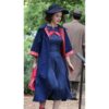 	Rachel Brosnahan The Marvelous Mrs. Maisel Blue Red Coat