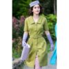  	The Marvelous Mrs Maisel Miriam Mid Length Green Coat