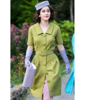  	The Marvelous Mrs Maisel Miriam Mid Length Green Coat