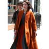  	The Marvelous Mrs. Maisel Miriam Orange Wool Coat