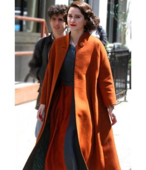  	The Marvelous Mrs. Maisel Miriam Orange Wool Coat