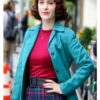  	Rachel Brosnahan The Marvelous Mrs. Maisel Blue Jacket