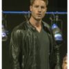  	Kevin Pearson This Is Us Justin Hartley Black Leather Jacket