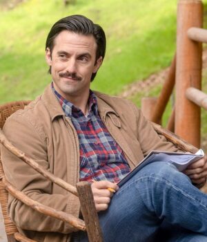  	Jack Pearson This Is Us Season 04 Milo Ventimiglia Brown Jacket