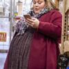  	Kate Pearson This Is Us Season 04 Red Wool Coat
