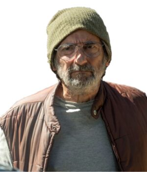  	Griffin Dunne This Is Us Nicky Pearson Brown Cotton Vest