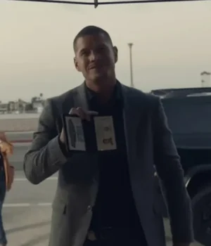  	The Terminal List JD Pardo Grey Blazer