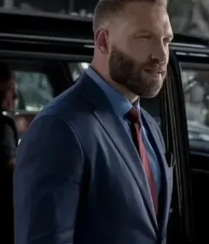  	The Terminal List Steve Horn Navy Blue Blazer