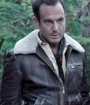  	A Series Of Unfortunate Events Father Quagmire Brown Leather Jacket