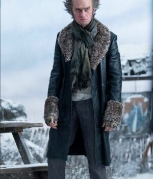 	A Series Of Unfortunate Events Count Olaf Black Fur Long Coat