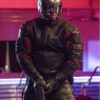  	John Diggle Arrow S06 Padded Leather Jacket