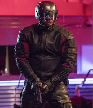  	John Diggle Arrow S06 Padded Leather Jacket