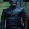  	John Diggle Arrow S06 Padded Leather Jacket