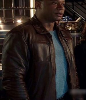  	Arrow S04 John Diggle Brown Jacket