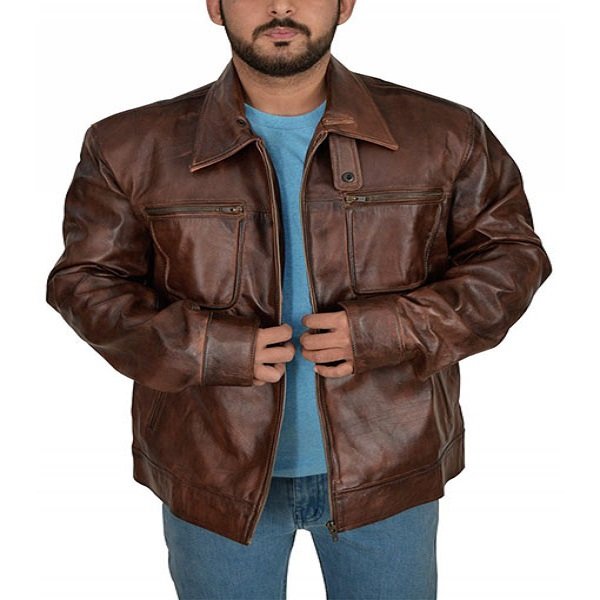 Arrow S04 John Diggle Brown Jacket Arrow S04 John Diggle Brown Jacket