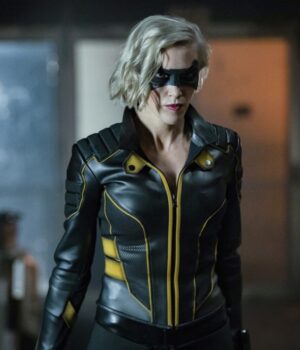  	Black Canary Arrow Leather Jacket