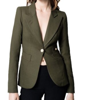  	Dinah Drake Arrow TV Series Green Blazer