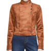  	Arrow Dinah Drake Brown Leather Jacket