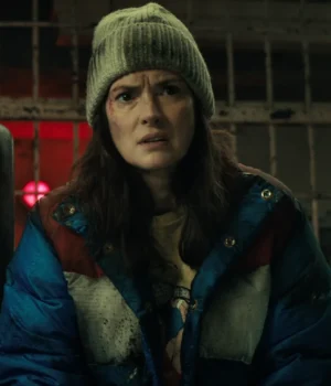  	Stranger Things S04 Joyce Blue Puffer Jacket