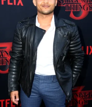  	Tahj Mowry Event Stranger Things Leather Jacket