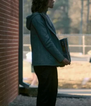  	Natalia Dyer Stranger Things Grey Hooded Jacket
