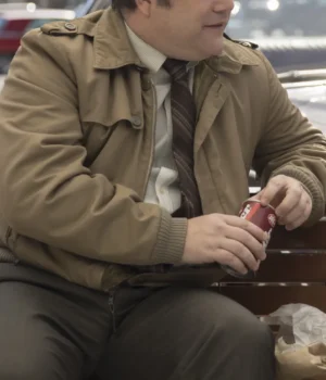  	Bob Newby Stranger Things Brown Bomber Jacket