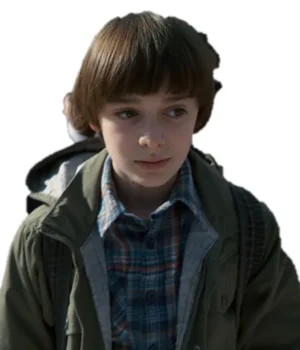  	Will Byers Stranger Things Green Hooded Jacket