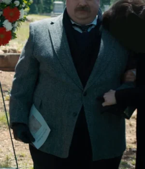  	Aaron Munoz Stranger Things Grey Coat