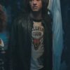  	Stranger Things S04 Eddie Munson Black Leather Jacket