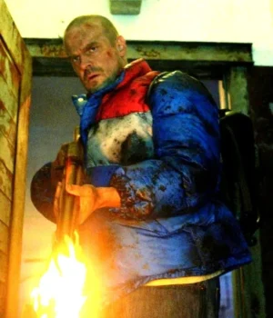  	Stranger Things S04 Jim Hopper Blue Parachute Puffer Jacket