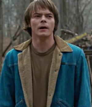  	Stranger Things Jonathan Byers Sherpa Denim Jacket