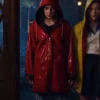  	Stranger Things Eleven Red Hooded Coat