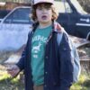  	Stranger Things Dustin Henderson Blue Denim Hooded Jacket