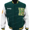 	Stranger Things S04 Andy Green Letterman Jacket