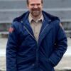  	David Harbour Stranger Things Shearling Jacket