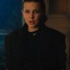  	Eleven Stranger Things 3 Black Coat