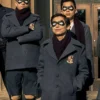  	The Umbrella Academy School Uniform Wool Grey Coat