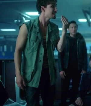  	The Umbrella Academy Klaus Hargreeves Cotton Green Vest
