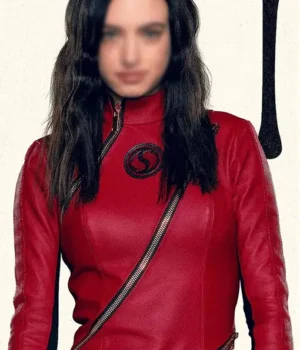  	The Umbrella Academy Jayme S03 Red Leather Jacket