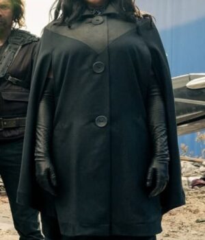  	Allison Hargreeves Umbrella Academy Black Coat